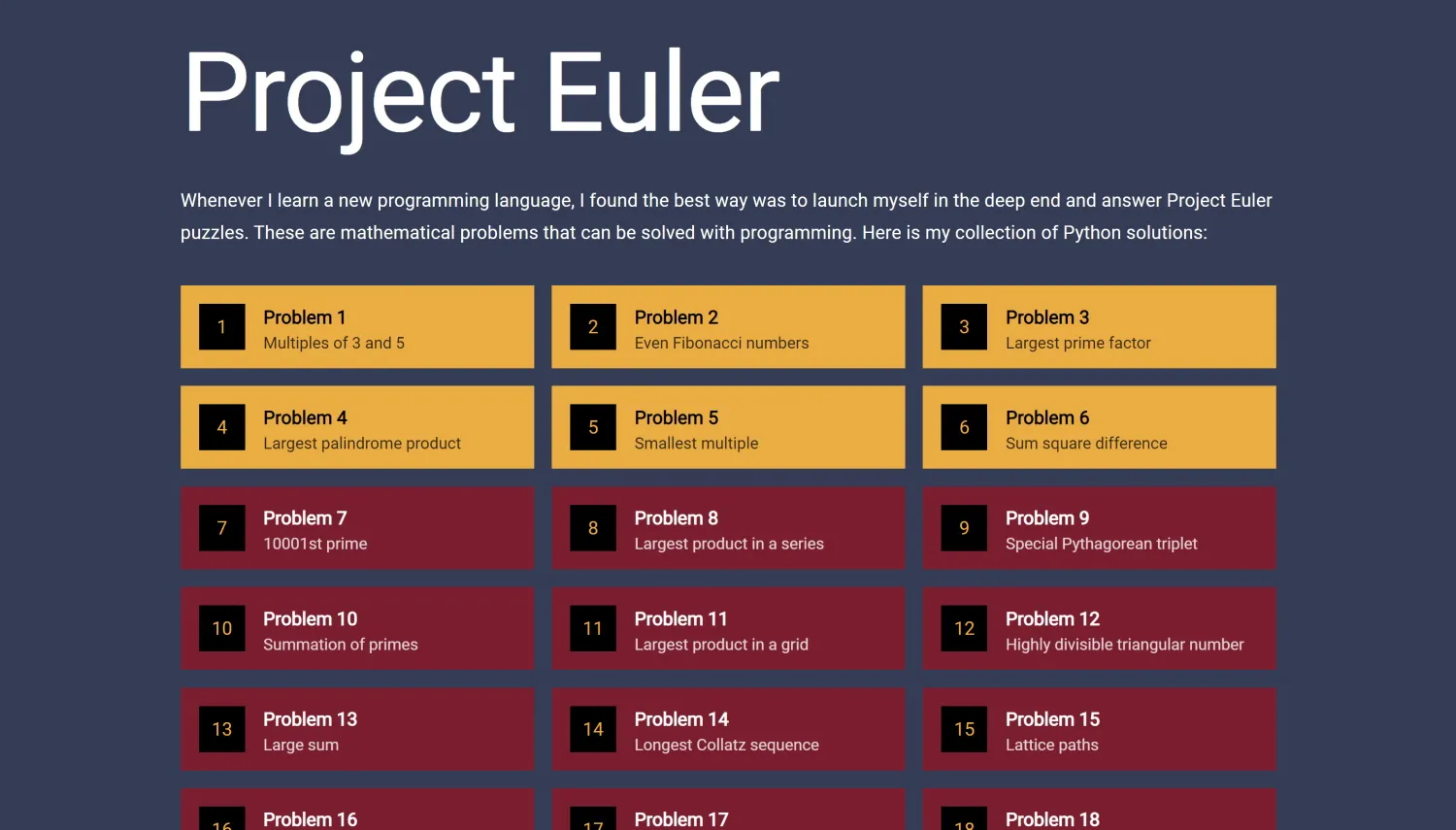 Project Euler Media